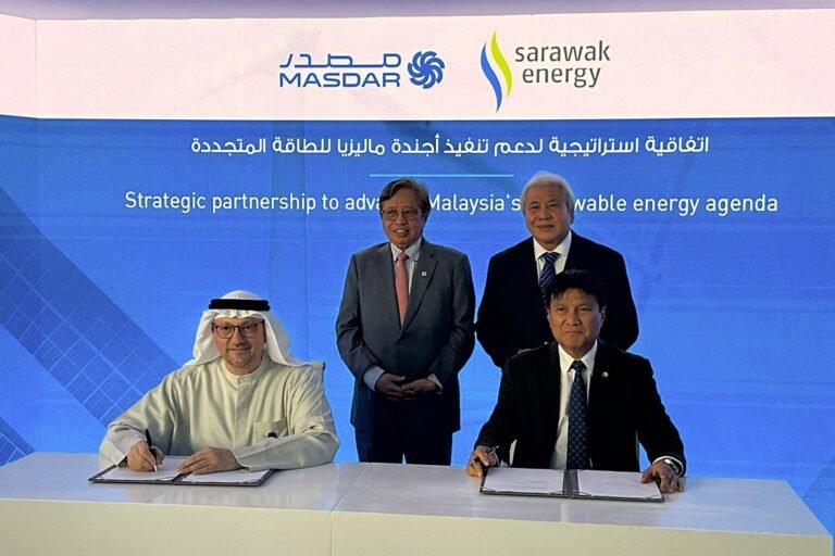 Masdar and S’wak Energy Collaborate to Develop RE Projects